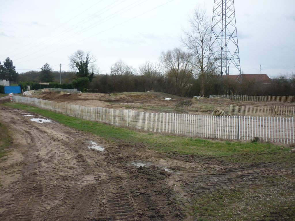 Travaux terrain de motocross de Forges