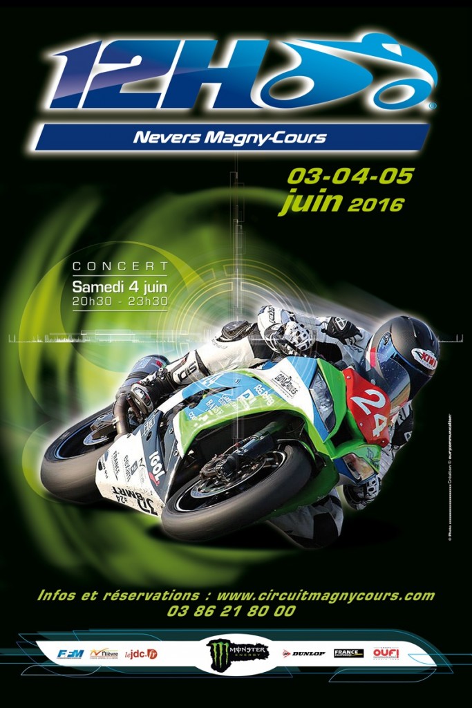 12H DE MAGNY-COURS - AFFICHE