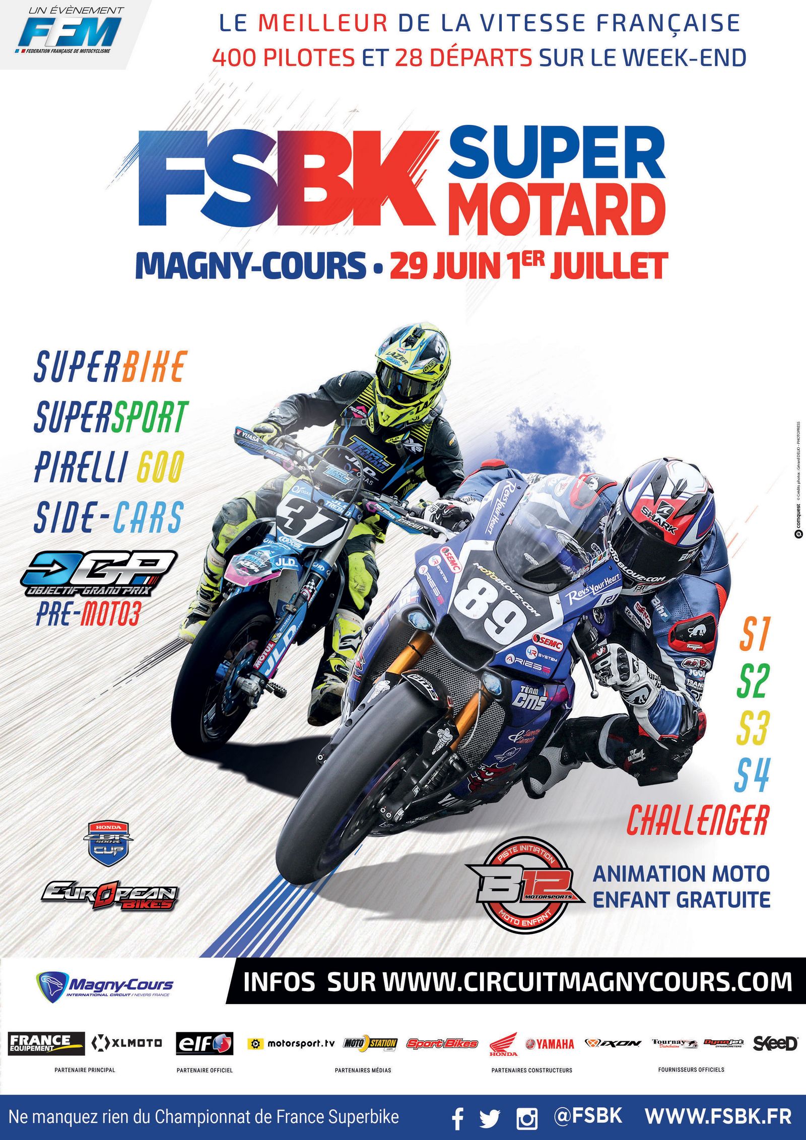 Championnat de France Superbike 2018 MagnyCours MC Nevers