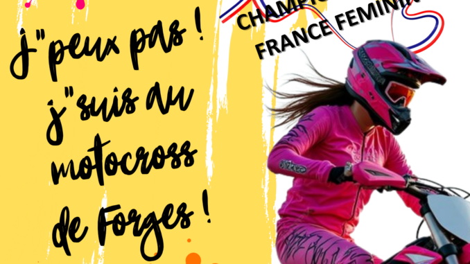 AFFICHE MOTOCROSS FEMININ MAI 2025